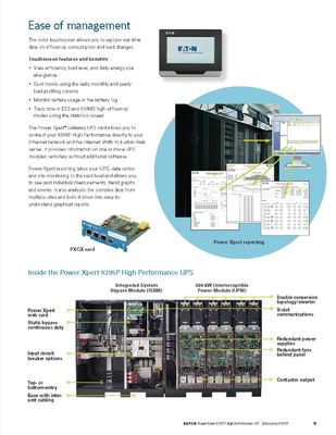 Eaton Online 93E UPS 15-500KVA uninterruptible power supply with three phase input and output