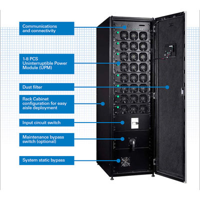 Eaton Brand  Industrial Frequency  eaton ups 3000va 10KVA 15KVA 20KVA 20000VA Three Phase In Single