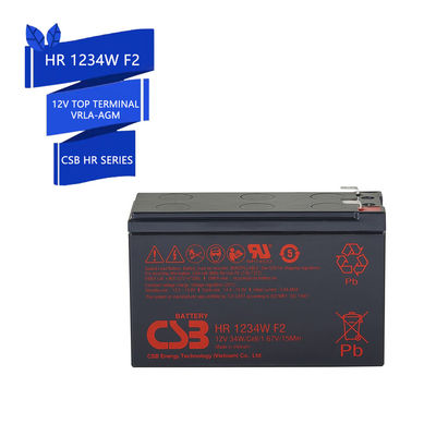 CSB HRL1225W F2 Sealed Lead Acid Battery Extremely High Current 12V 25W 12V 5Ah Gel Battery With F2 Terminal