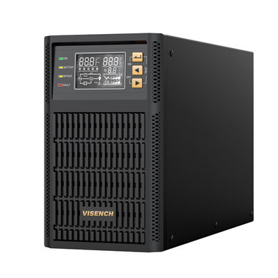 Visench High Frequency 220Vac Long Backup Time Single Phase 3Kva 3000Va Loodzuurbatterijen Online Ups Universele stroomvoorziening