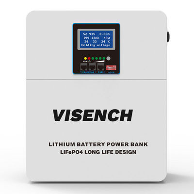 Wandmontage 24v 100ah 5kw 10kw 20kw Lifepo4 Lithium ion Energy Storage Batterij Oplaadbaar pakket voor thuis zonnestelsel