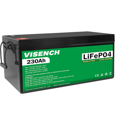 Visench Deep Cycle Energy Storage System 12V 230Ah LiFePO4 Oplaadbare Lithium Iron Phosphate Battery