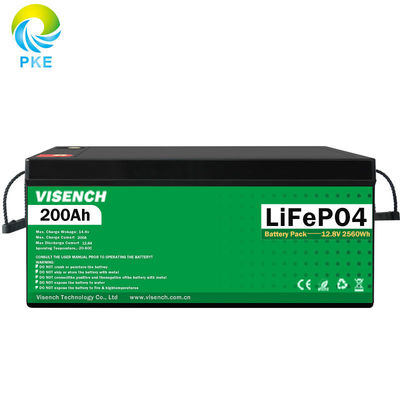 Visench Direct fabriek 12V 24V 100Ah 120Ah 200Ah Deep 6000 Cycles batterijduurpo4