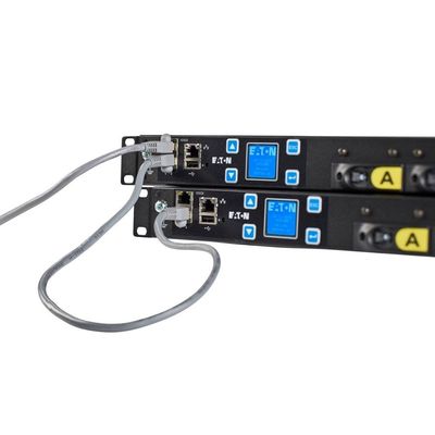 6 Way EATON EFLXB3P02 FLEXPDU BASIC 1U 309 32A 3P 6XC19 PDU Specs 0U voor Data Center