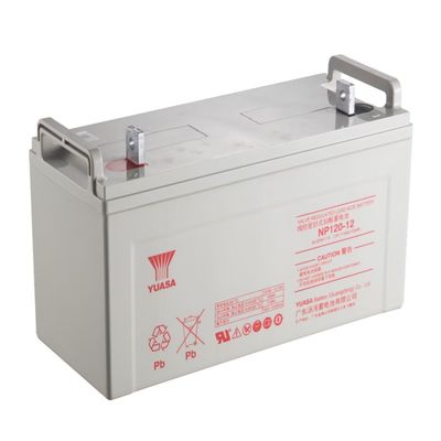 YUASA NP120-12 12V 120Ah UPS-batterij oplaadbaar Beste energieopslag Onderhoud VRLA-batterij voor zonnestelsel/elektrische energie