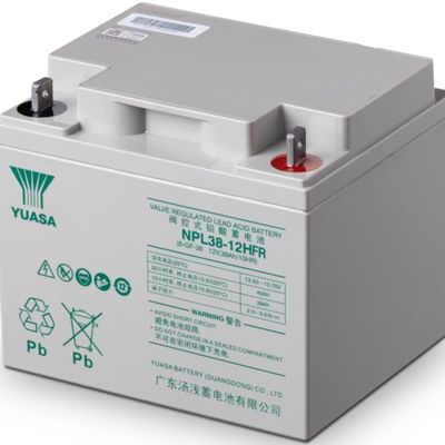 YUASA NPL38-12 12V 38Ah UPS-batterij oplaadbare VRLA-gelbatterij voor elektrische stroom UPS