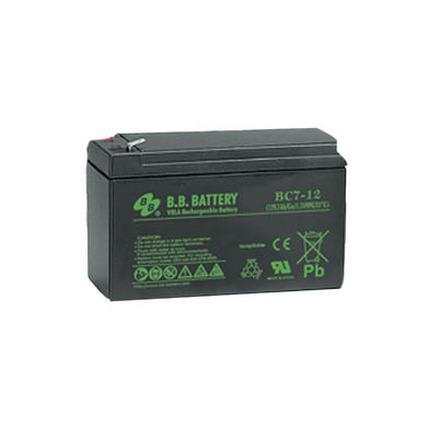 BB-batterij BC7-12 12V 7AH UPS loodzuurbatterij, 12V loodzuurbatterij, BB loodzuur UPS-batterijen 12V 7AH
