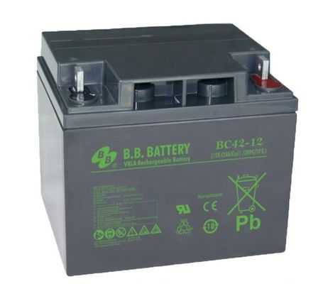 12V 42Ah BC42-12 VRLA oplaadbare loodzuurbatterij voor golfkarren