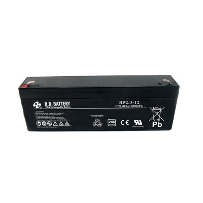 BP2.3-12 12V 2.3Ah Seal Loodzuur Laag snelheids elektrische auto Start VRLA batterij