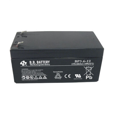 BB-accu BP3.6-12 12V 3.6AH UPS Vrla oplaadbare accu, accu BB 12V, BB 12V accu, 3.6AH BB 12V accu