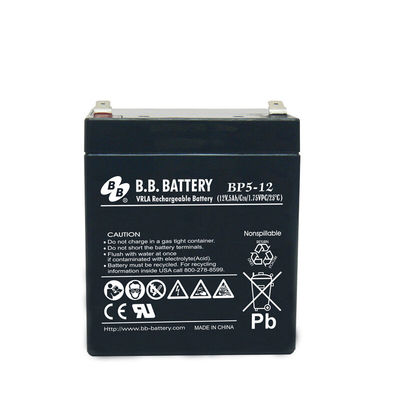 12V5Ah BB loodzuurbatterij voor UPS / Power Pack / vissen lampen / speelgoed auto