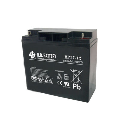 12 volt loodzuurbatterij 12V 17AH afgesloten oplaadbare diep cyclus ups back-up vervanging loodzuurbatterij oplader