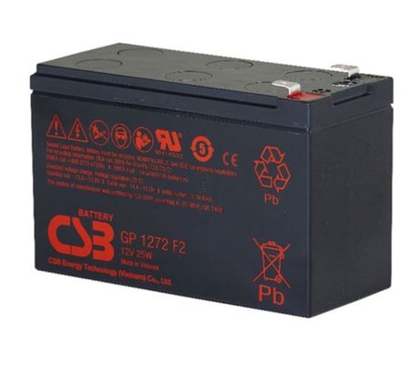 CSB GP1272 F2 12V 25W hoogwaardige onderhoudsvrije loodzuurbatterij