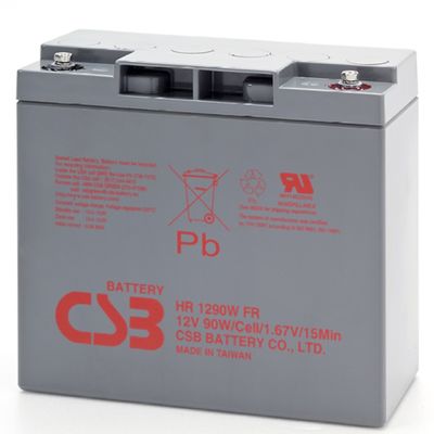 HR1290W CSB-batterij 12V 90W oplaadbare onderhoudsvrije loodzuurbatterij 12V 23Ah