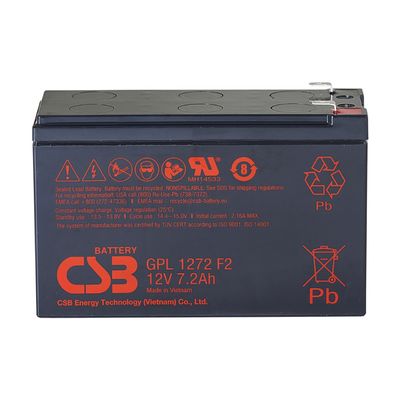 GPL1272 12V 7.2Ah CSB-batterij oplaadbare onderhoudsvrije loodzuur lange levensduurbatterij voor UPS