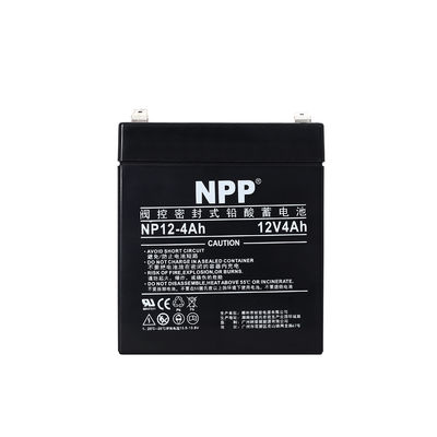 NPP NP12-4Ah Oplaadbare verzegelde loodzuur 12V 4Ah batterij Langdurig
