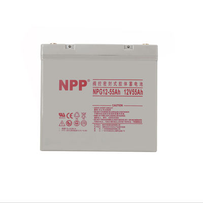 NPP NPG12-55Ah Beste energieopslag Onderhoudsvrij Oplaadbare verzegelde loodzuur 12V 55Ah batterij