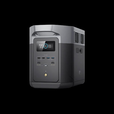 Ecoflow zonne-energiegenerator met 2048wh Delta 2 Max extra batterij China Fabrieksprijs 2400W Outpit Portable Power Supply Station