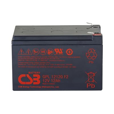 CSB GPL12880 12V 88Ah onderhoudsvrij afgesloten loodzuurbatterijklep geregeld voor langdurige prestaties