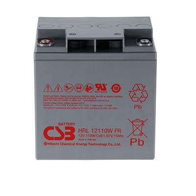 CSB HRL12110W 12V 110W High Rate Long Life Battery Oplaadbare loodzuurbatterij