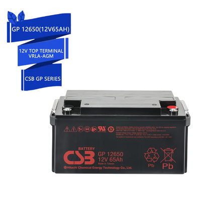 CSB GP12650 12V 65Ah energieopslagoplaadbare VRLA 12V 65Ah CSB batterij